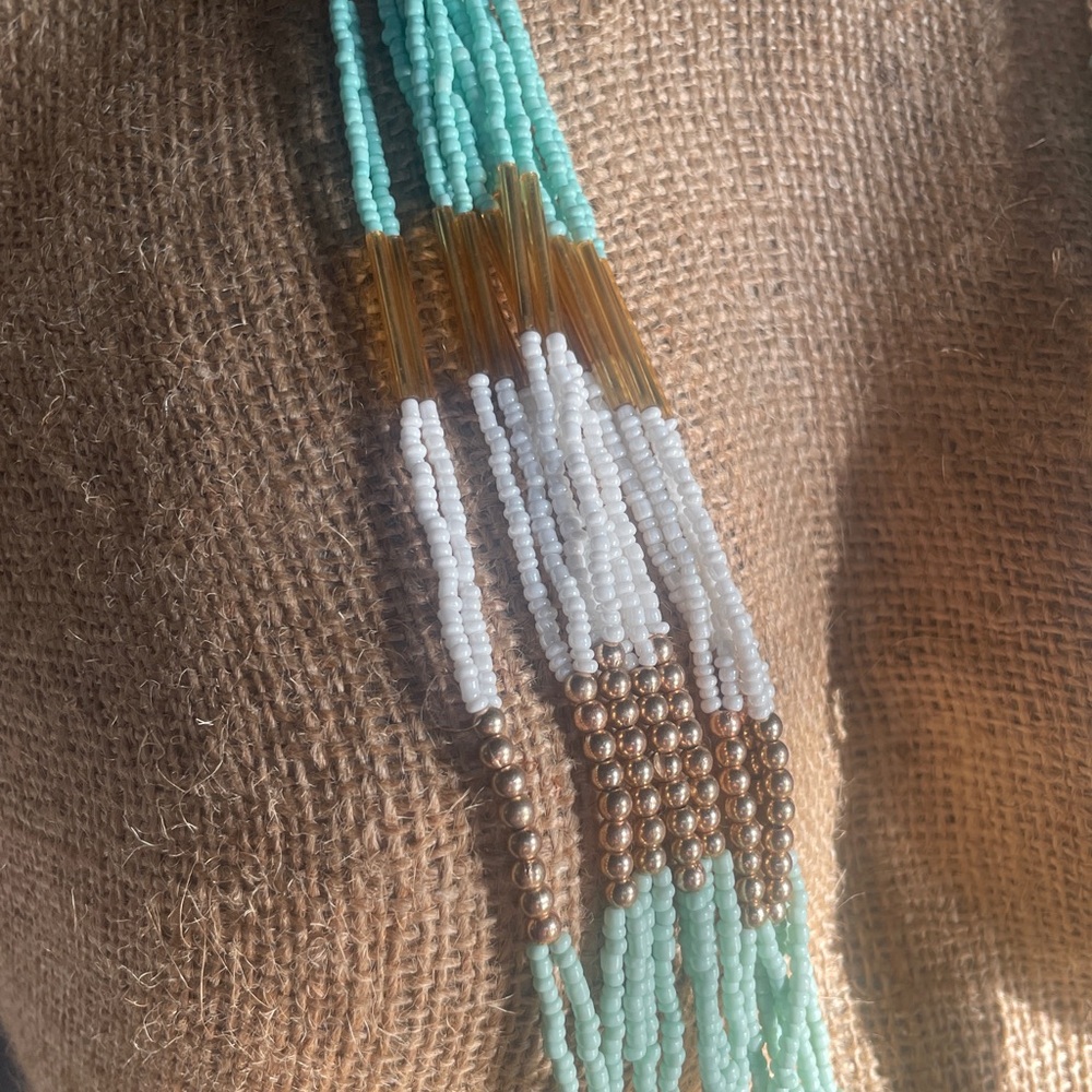 Aldo Multistrand Beaded Necklace - Picture 2 of 4
